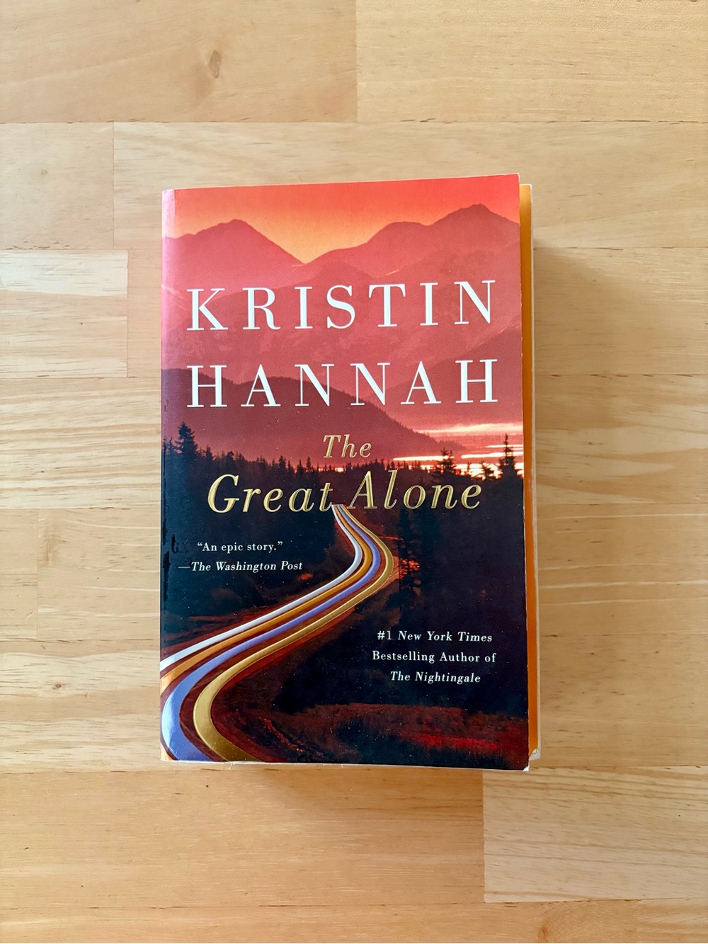 The Great Alone by Kristin Hannah Historical Fiction Paperback Novel